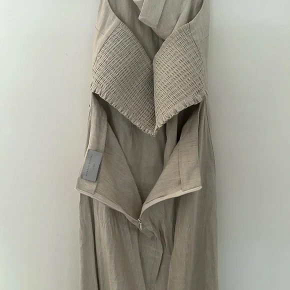 Spring Halter Beige Midi Dress Stitch Fix - Picture 10 of 15